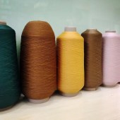 Manufactory spot supply imitation nylon high elastic silk imitation cashmere core - spun yarn wholesale